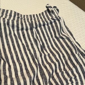 Striped Blue and White shorts